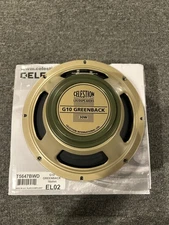 Celestion G10 Greenback 10" 30-Watt Guitar Speaker 16 Ohm Made In U.K.