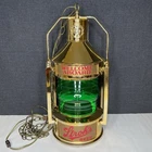 Vintage Stroh's Beer Spinning Motion Light Nautical Lantern Bar Sign 23" - READ