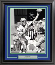 Jim Zorn Autographed Signed Framed 16x20 Photo Seattle Seahawks MCS Holo