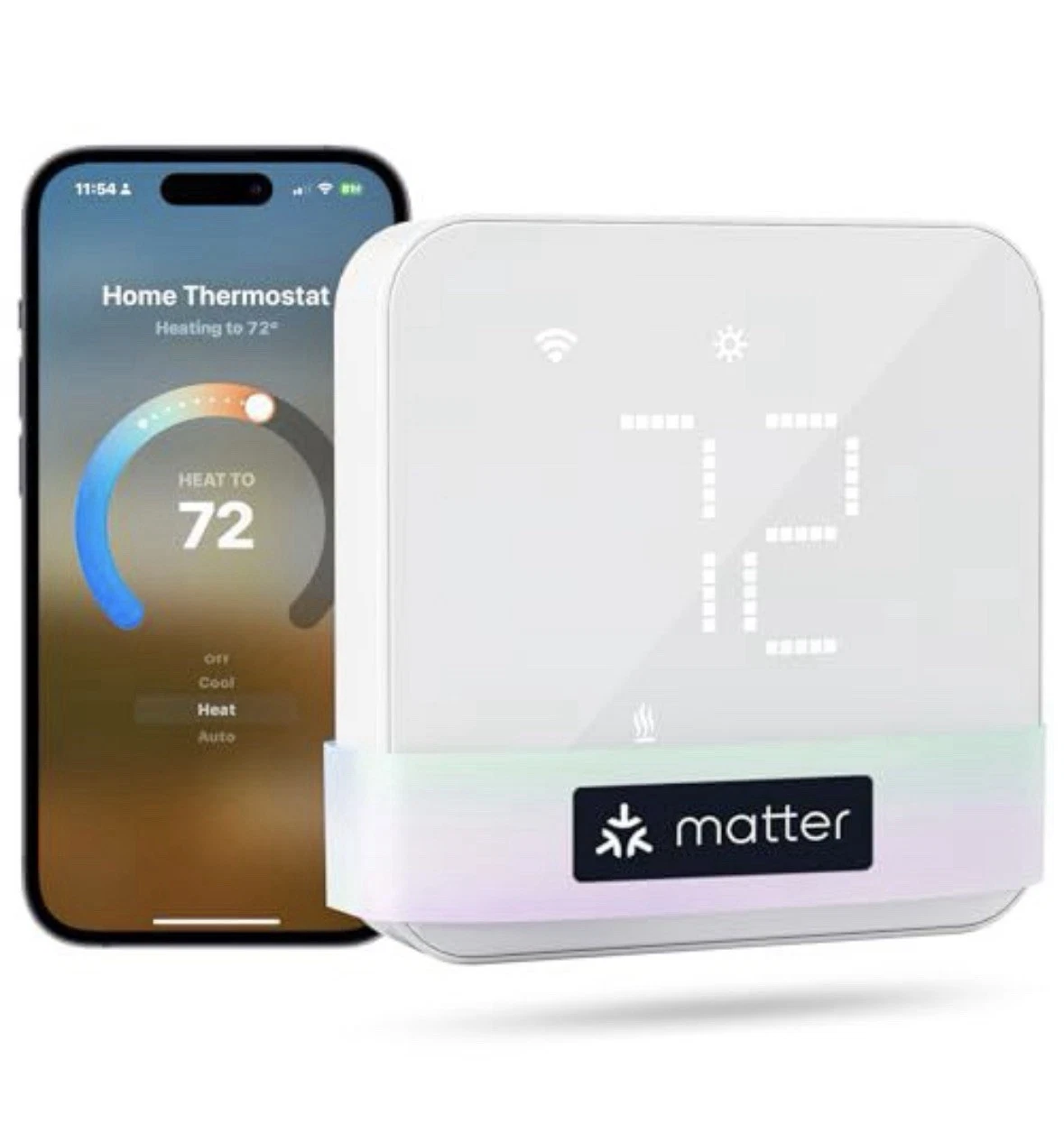 meross Smart Thermostat for Home, WiFi Thermostat Works with Matter, Alexa,apple