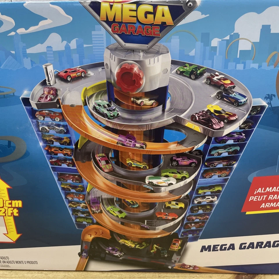 Mattel Hot Wheels 2’ Tall City Brand New Mega Garage Toy Car NEW Fast Shipping! - Image 3 of 4