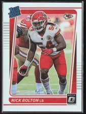 2021 Donruss Optic #275 Nick Bolton Holo