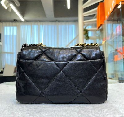 CHANEL 19 Bag Small Black AS1160 28th Generation G101801 148576512