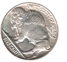 1938-D/S Buffalo Nickel  5 CENTS