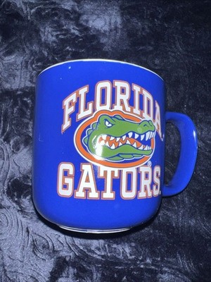 Florida Gators Coffee Mug 15oz Stripe Design (Small Chip, Refer To Pics)