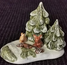 Villeroy &  Boch Mini Christmas Village Waldstück mit Tieren Wald  