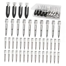 Hair Clips for Women Styling, 44Pcs Metal Duck Billed Pin Curl 44pcs Mixed