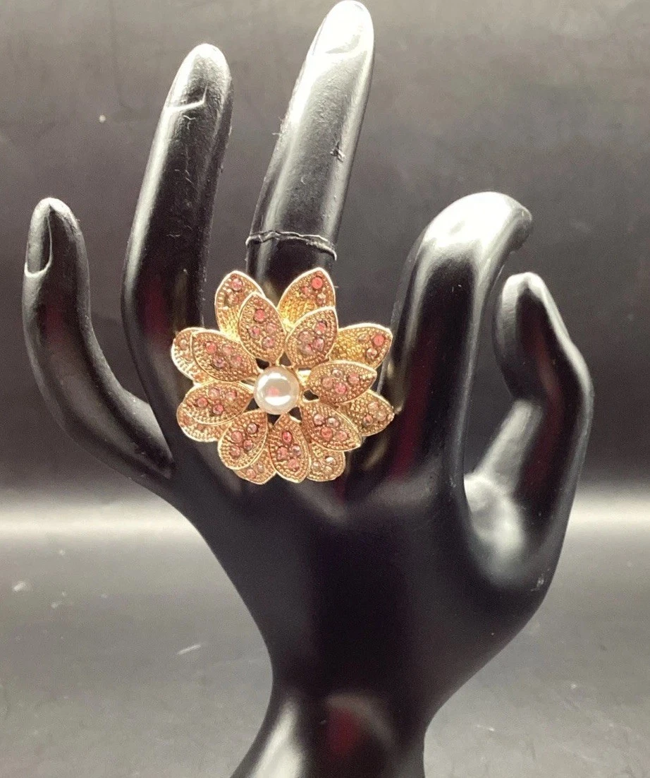 Enamel Cocktail Flowers & Plants Fashion Rings for sale | eBay