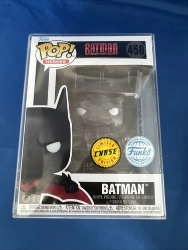 Funko Pop! DC Batman Beyond Batman CHASE #458 Special Edition with POP Protector