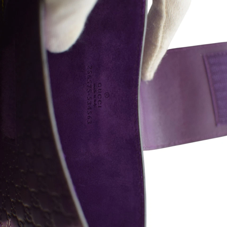 Gucci GG Guccissima Purple Leather iPad Case – Made in Italy - Image 4 of 4