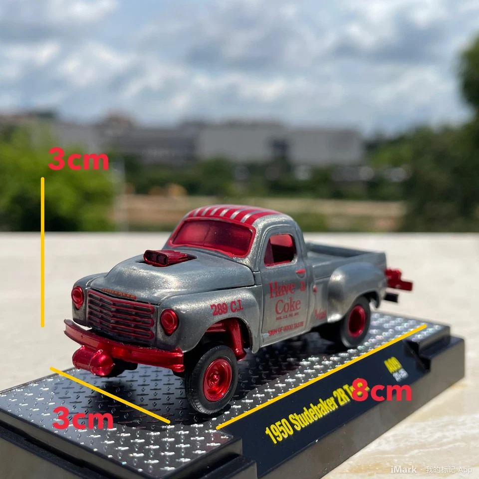 Vintage 1950 Studebaker 2R Pickup 1:64 Diecast Metal Alloy Model Car - Image 2 of 4