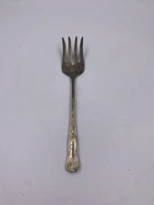 International Silver Company Silver Plated 10" Serving Fork NEED POLISHED