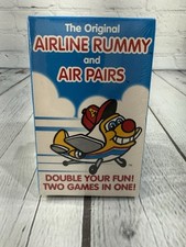 Airline Rummy & Air Pairs Card Game Vintage Rare 1989 Hong Kong NEW SEALED!