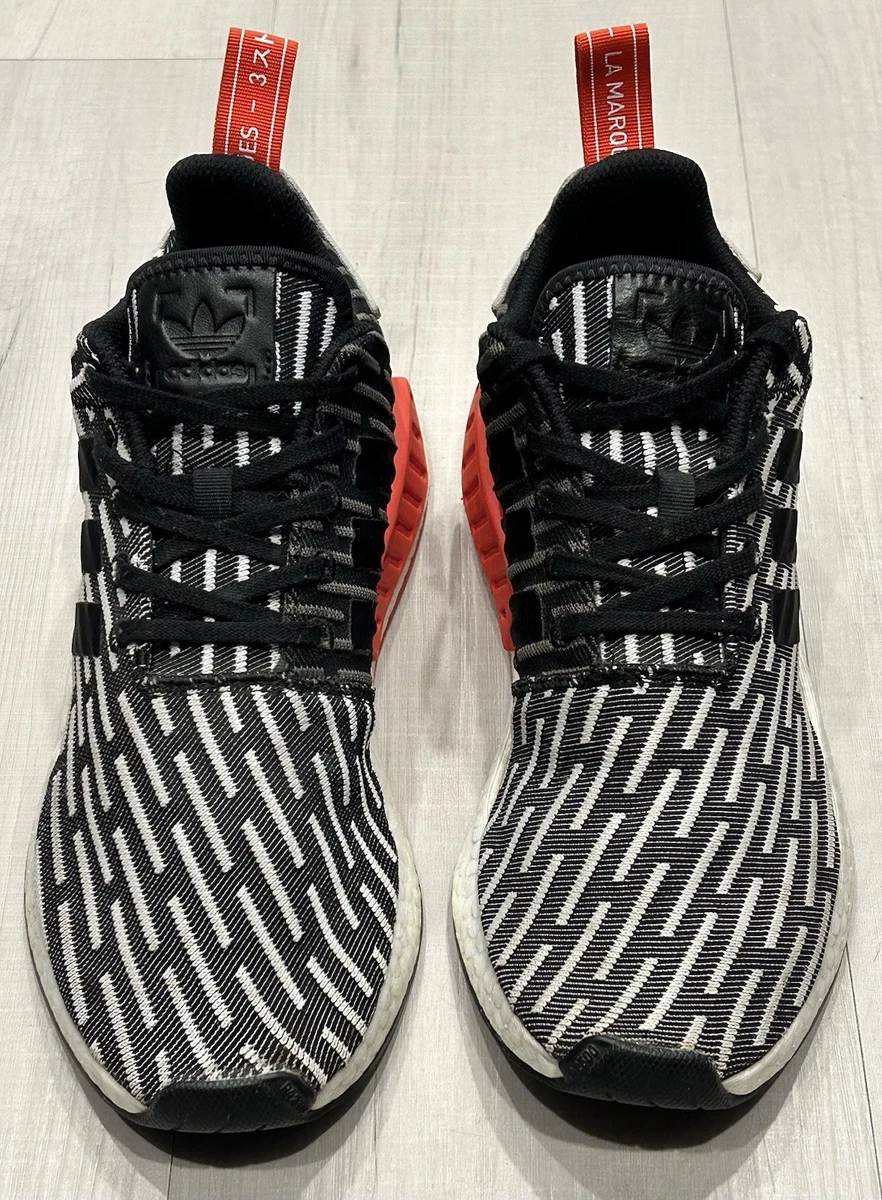 NEW Adidas NMD_R2 Tokyo Black White Size 7.5 / 8.5W BY2325 Men’s Shoes OG Rare adidas NMD_R2 Primeknit White Black for sale | eBay main image 4