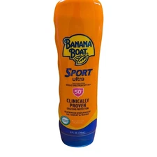 Banana Boat Sport Ultra SPF 50 Sunscreen Lotion UVA UVB Exp 04/26