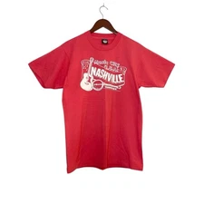 Vintage Music City USA Nashville TN Guitar Banjo Screen Stars Best Size L