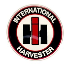 International Harvester Emblem Round Satin