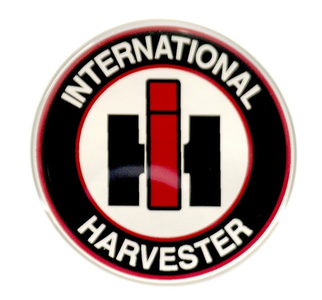 INTERNATIONAL HARVESTER EMBLEM ROUND SATIN eBay