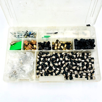 Lot of Cable/Penn Union Connectors, Holland Grounding Blocks,  Adaptors, etc.