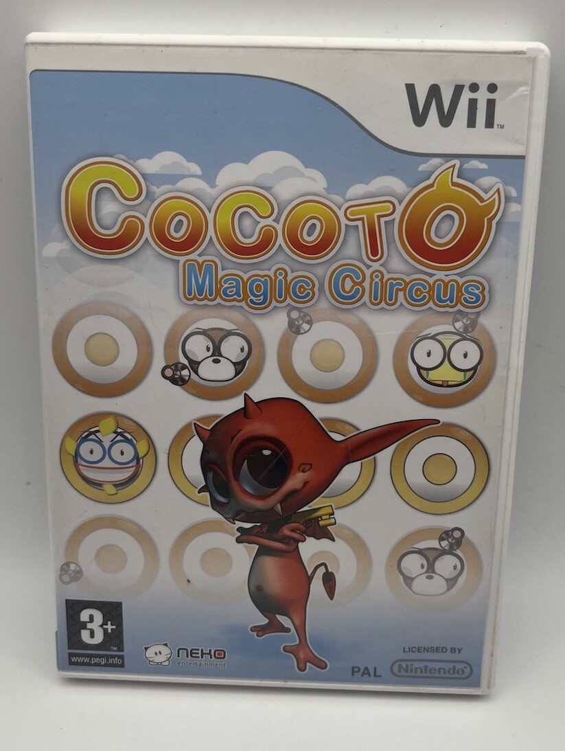 Cocoto Magic Circus Nintendo Wii Hülle und Disc Spiel