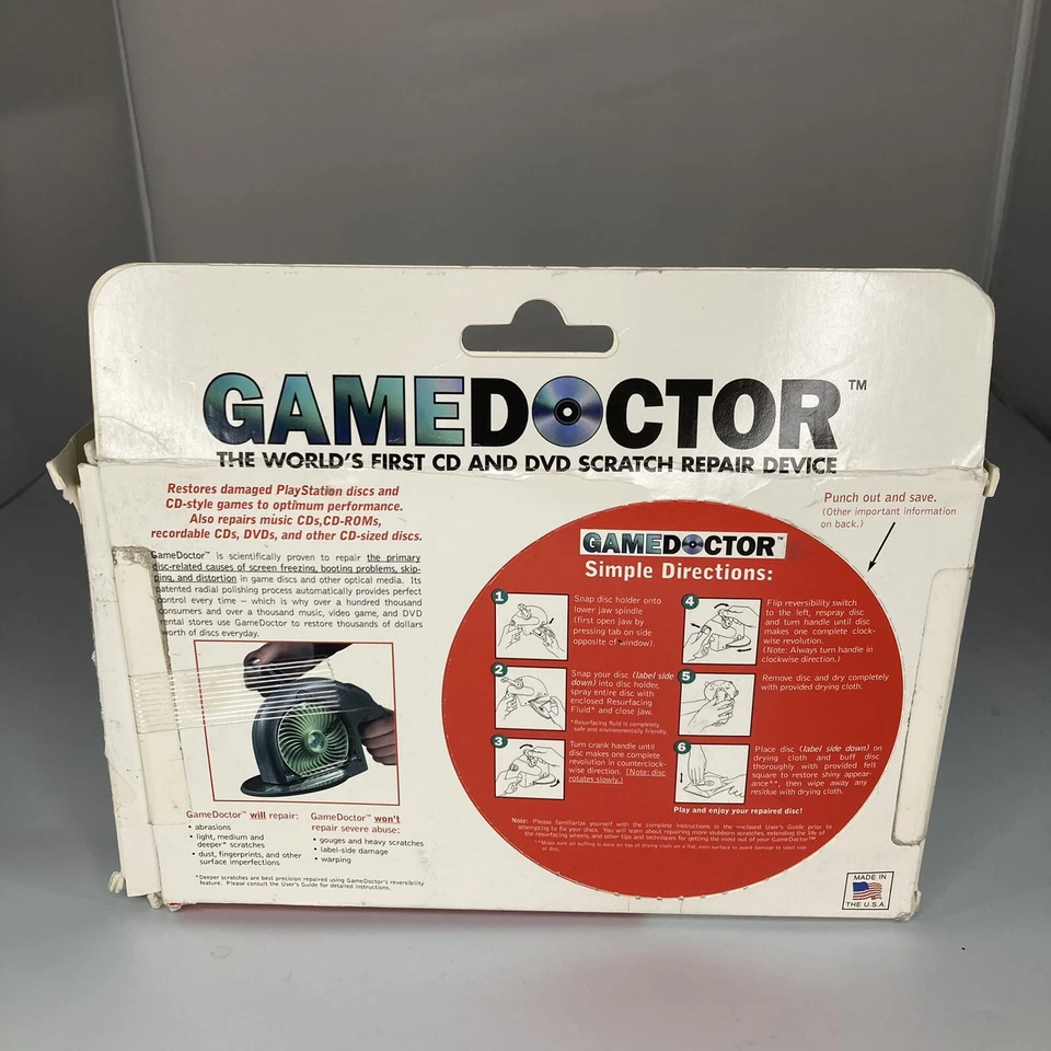 Dispositivo de reparación de discos CD y DVD GameDoctor de Digital Innovations Foto 2 de 4