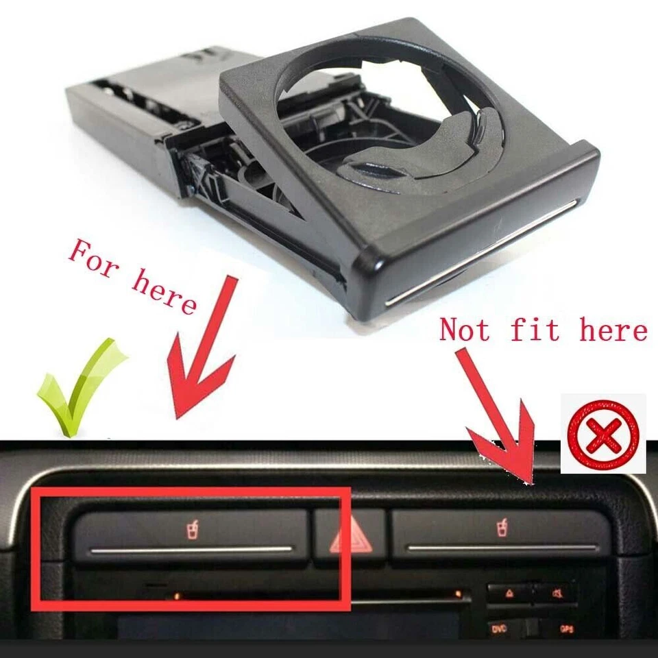 Portavasos de agua para coche RHD para Audi B6 A4 S4 01-08 RS4 Avant 8E2862534L Foto 2 de 4