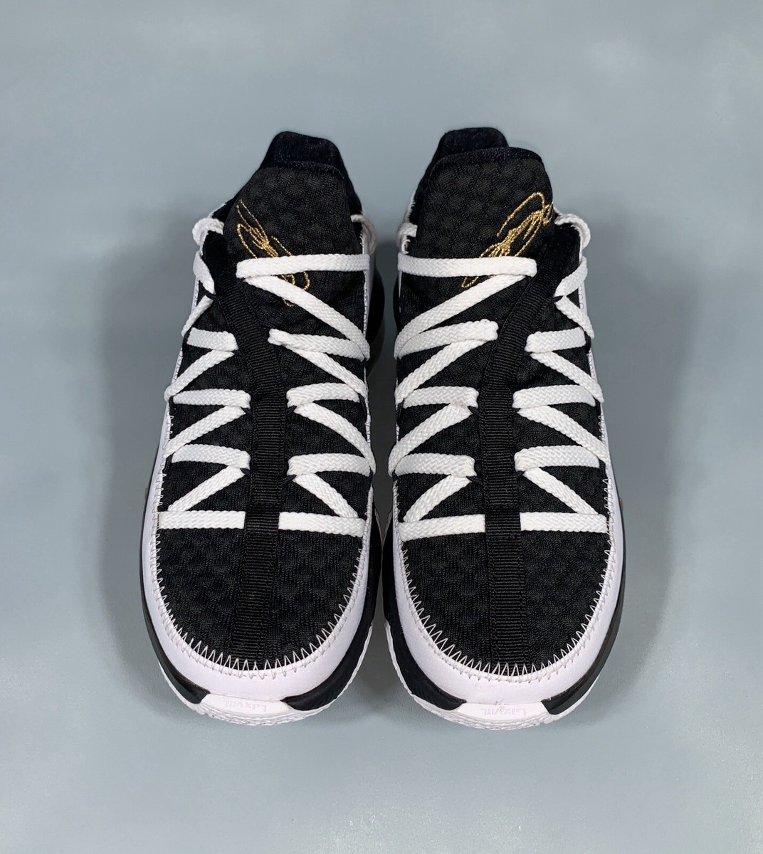 [新品] NIKE (ナイキ) LEBRON 17 LOW CD5007 101 Nike LeBron 17 Low White Gold Black CD5007-101 Men Size 5