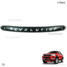 Front Bonnet Hood Trim White Revolution Fits Toyota Hilux Revo Pickup 2015 2017