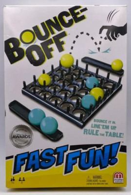 Bounce-Off Fast Fun Game Indoor Multi Color Board Game