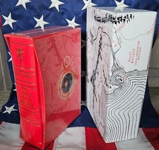 NEW SEALED JRR Tolkien Lord of the Rings Deluxe Hardcover Red Slipcase Ed Boxed