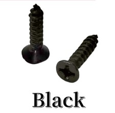 Var Colours Lengths M2 & M3 STEEL WOOD SCREWS Self Tapping Countersunk Phillips