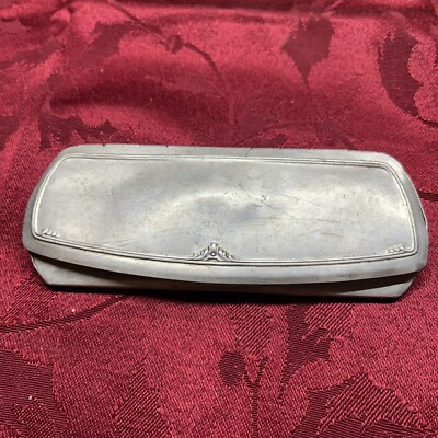 Antique Art Nouveau Aluminum Eyeglass Case Patented 1909 American Optical