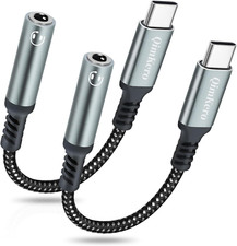 Adaptador USB C Phone Adaptador Auxiliar de 3.5 mm Para Audio o Audifono Hembra