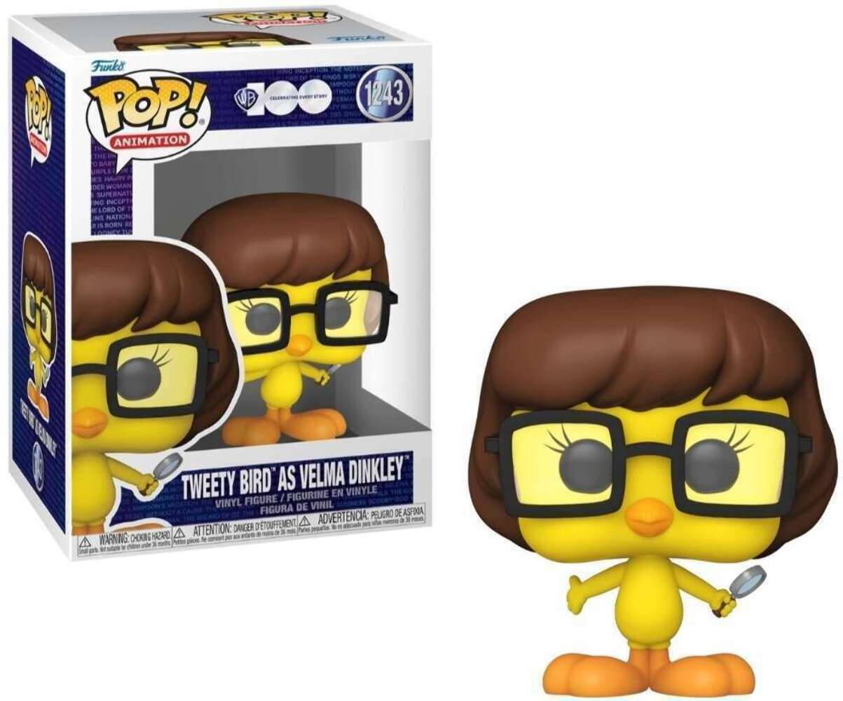 Funko Pop! Looney Tunes x Scooby-Doo - Tweety Bird as Velma Dinkley Wa