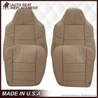 2008-2010 Ford F-250 F-350 F-450 F550 Lariat XLT Leather Seat Cover in Camel Tan