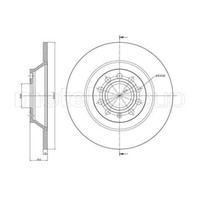 Metelli 2X Bremsscheibe Hinten Ø302 Mm Voll FüR Audi A6 Avant 4F5 C6 3.0 TDI