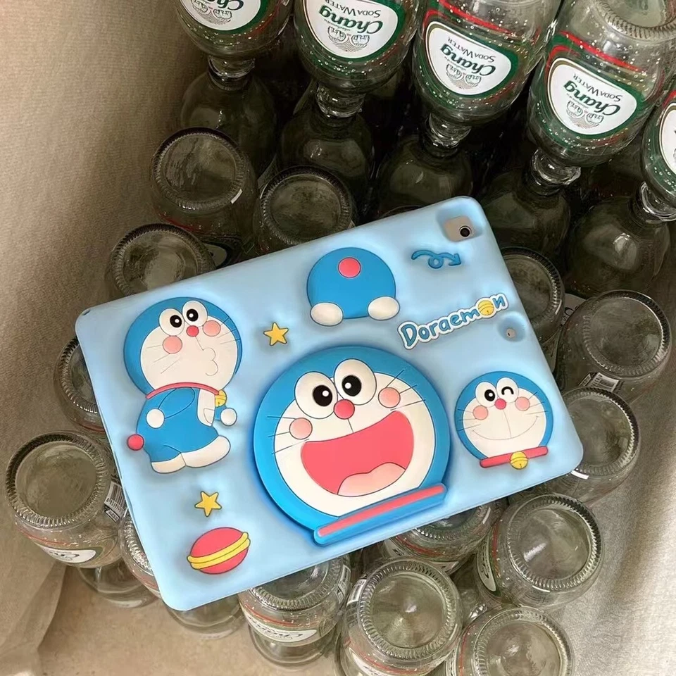 Doraemon Kid Shockproof Case For iPad 10th 9 8 7 mini 6 5 4 3 Air 1 2 Pro 11 - Image 3 of 4