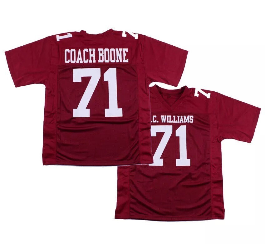 Remember The Titans Boone #71 Football Jersey T.C. Williams