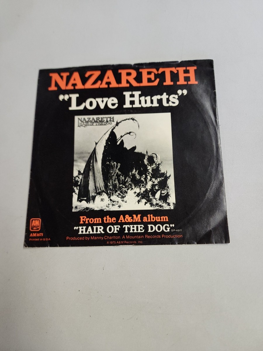 Nazareth - Love Hurts - RECORD SLEEVE ONLY (45RPM 7”) (AA83) | eBay