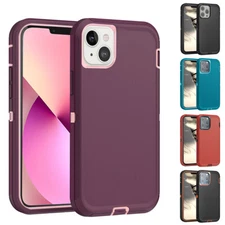 For iPhone 13 Pro Max/13 Pro/13 Case Rugged Shockproof Heavy Duty Hybrid Cover