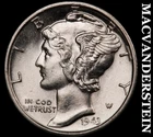 1943-S Mercury Dime- Super Choice Gem Brilliant Uncirculated++++ Luster #i2424