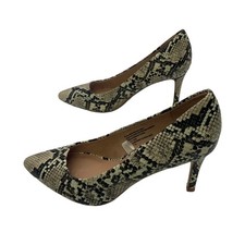 A New Day Women's Gemm Snake Print Pointed Toe Pump, Size US 6.5