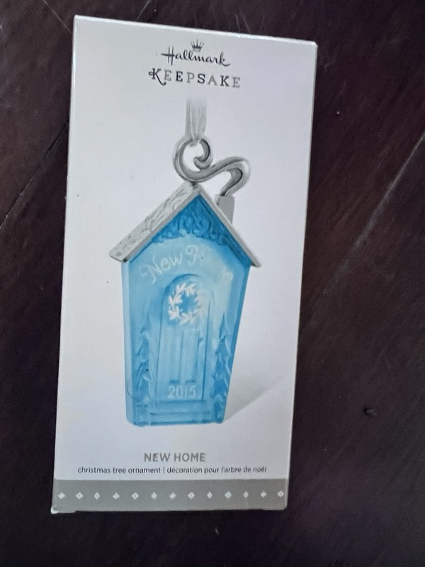 NEW 2015 Hallmark New Home Keepsake Ornament First House NIB