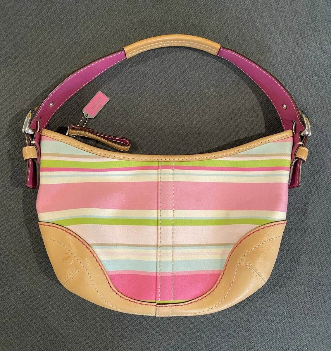 Coach Striped Small Bags & Handbags for Women for sale | eBay