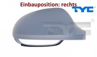TYC 337-0135-2 Abdeckung FüR AußEnspiegel Rechts FüR VW