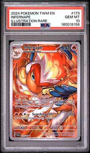 Infernape graded PSA 10 for sale on eBay