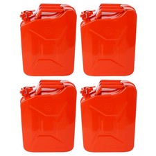 4pcs/set 20 Liter 5 Gallon Fuel Can Flexible Spout Fuels Gasoline Car Truck