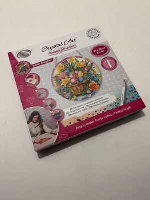 Crystal Art - Diamond Painting Ostern Hängeornament - beidseitig bestückt