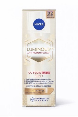 NIVEA Luminous630° Anti-Pigmentflecken CC Fluid LSF 30 Mittel