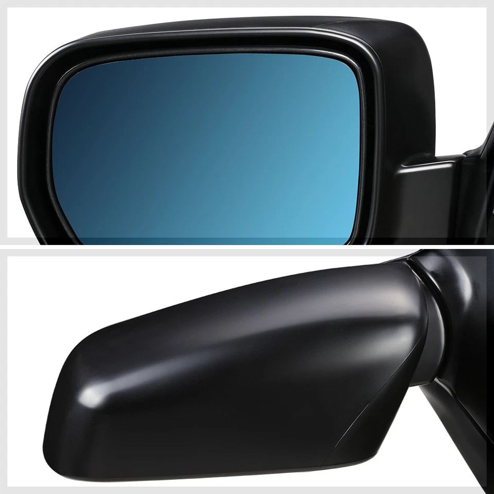 [Izquierda] Espejo retrovisor de vidrio azul plegable + eléctrico del lado del conductor para 02-06 Acura MDX Foto 4 de 4
